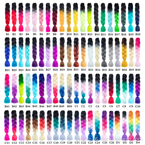 Aisi Hair Wholesale Cheap Heat Resistant Fiber Synthetic Braiding Jumbo Braiding Hair Extensions Hairpieces